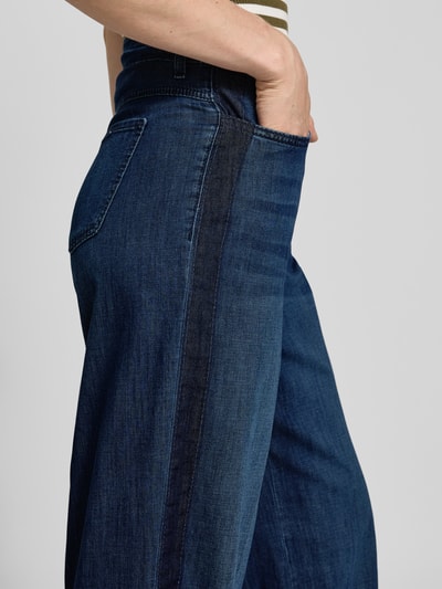 Angels Stoffen broek in 5-pocketmodel, model 'Ornella' Donkerblauw - 3