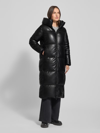 khujo Płaszcz pikowany z zamkiem błyskawicznym model ‘DESTINY’ Czarny 4