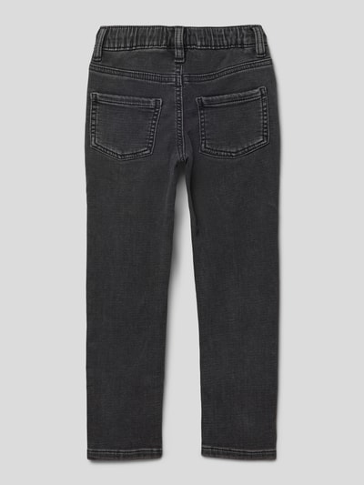 Mango Straight Leg Jeans im 5-Pocket-Design Black 3