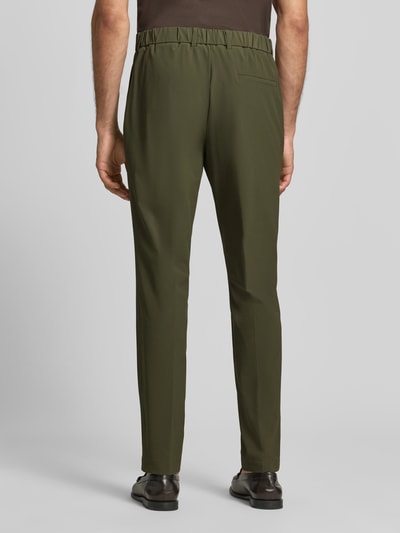 BOSS Slim Fit Anzughose aus Performance-Stretch-Gewebe Modell 'P-Genius-CW-WG-263F' Oliv 5