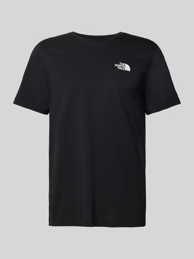 The North Face T-Shirt mit Label-Print Modell 'Simple Dome' Black 1