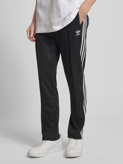 adidas Originals Sweatpants mit Logo-Stitching Modell 'BECKENBAUER' Black 4