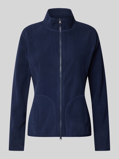 Christian Berg Woman Sweatjack met opstaande kraag Donkerblauw - 2