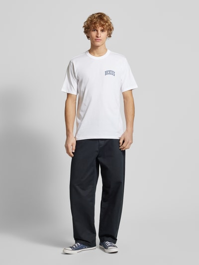 Dickies T-Shirt mit Label-Print Modell 'AITKIN' Weiss 1