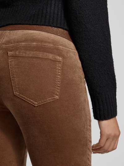 Marc Cain Hose mit elastischem Bund Mittelbraun 3
