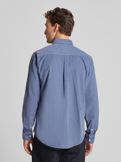 Casual Friday Regular Fit Cordhemd mit Button-Down-Kragen Modell 'ANTON' Hellblau 5