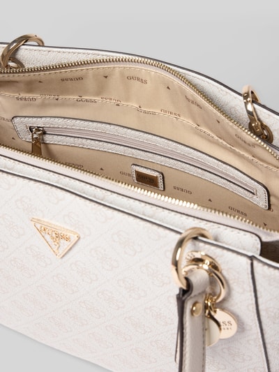 GUESS Handtasche mit Label-Applikation Modell 'NOELLE II' Offwhite 5