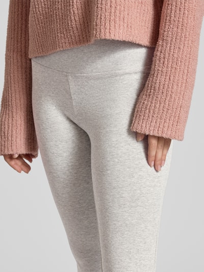 Review Flared Fit Leggins mit Viskose-Anteil Hellgrau Melange 3