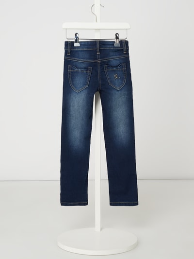 s.Oliver RED LABEL Tapered fit jeans met stretch, model 'Taber'  Jeansblauw - 3