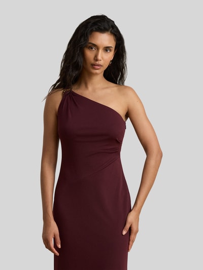 Lauren Ralph Lauren Nauwsluitende avondjurk met one-shoulder Bordeaux - 1