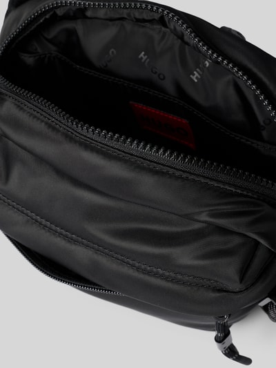 HUGO Bauchtasche mit Label-Detail Modell 'AYDEN_New_WAISTBAG' BLACK 4