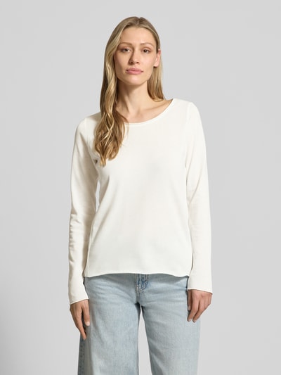 Smith and Soul Longsleeve mit Rundhalsausschnitt Offwhite 4