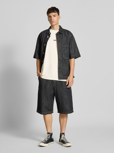 Hugo Blue Regular Fit T-Shirt aus reiner Baumwolle Weiss 1