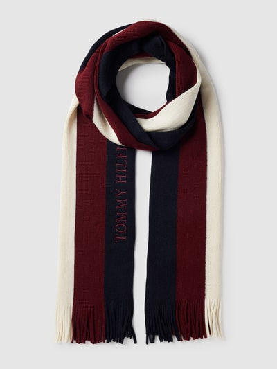 Tommy Hilfiger Sjaal met streepmotief, model 'PREP RASCHELLE' Rood - 2