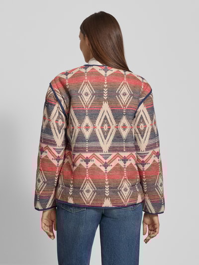 Mustang Regular fit blazer met V-hals, model 'Roxbury' Donkerblauw - 5