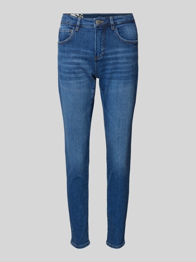 OPUS Skinny fit jeans in 5-pocketmodel, model 'Evita' Donkerblauw - 2