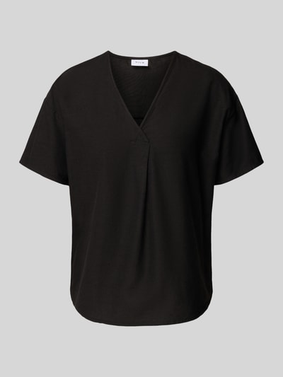 Vila Blusenshirt aus Viskose-Mix mit Leinen-Anteil Modell 'PRISILLA' Black 2