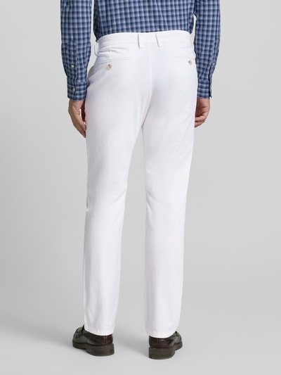 Christian Berg Men Stoffhose mit Gesäßtaschen Weiss 5