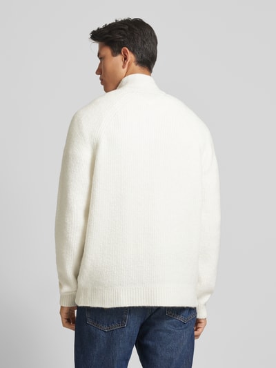 Tommy Jeans Gebreide pullover met opstaande kraag Offwhite - 5