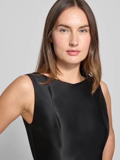 Swing Sukienka wieczorowa z dekoltem w łódkę Czarny 3