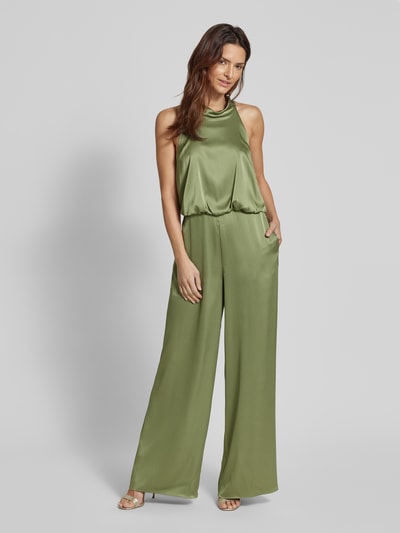 V by Vera Mont Jumpsuit met halter Groen - 4