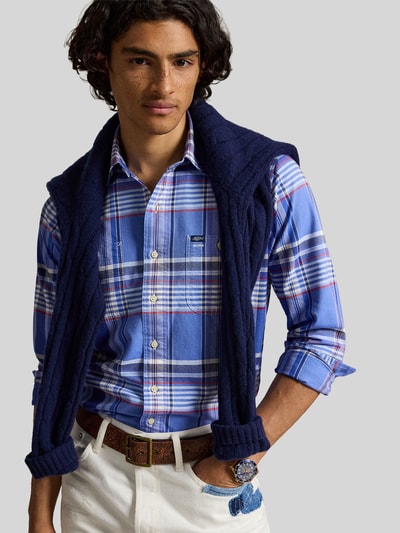 Polo Ralph Lauren Regular Fit Freizeithemd aus reiner Baumwolle Modell 'OXFORD' Blau 6