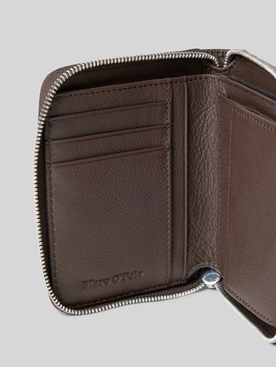 Marc O'Polo Portemonnee van echt runderleer, model 'ELLIS' Donkerbruin - 3