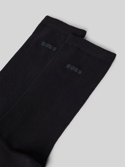 BOSS Socken mit Label-Print im 2er-Pack Black 2