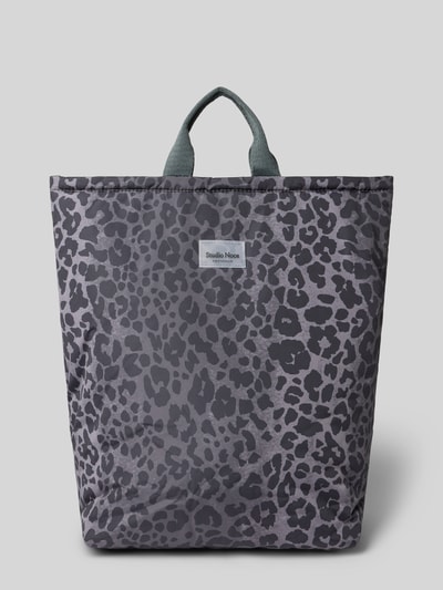 STUDIO NOOS Handtas met korte hengels, model 'Antra' Antraciet - 2