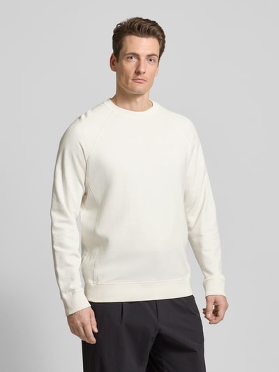 camel active Sweatshirt mit Label-Detail Offwhite 4