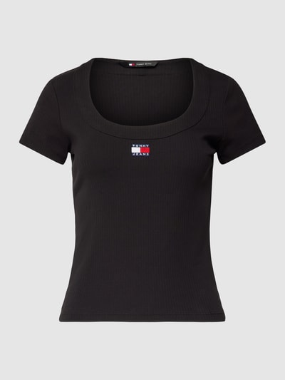 Tommy Jeans T-shirt met labelmotief Zwart - 2