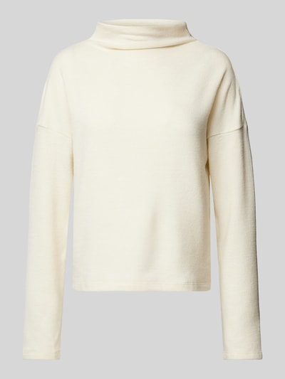 Vero Moda Regular Fit Strickpullover mit Mock-Neck-Kragen Modell 'BELLA' Beige 2