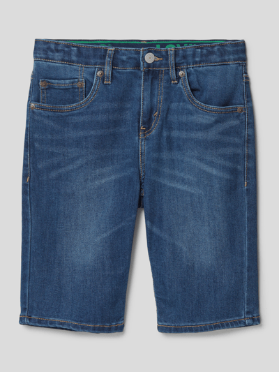 Levi’s® Kids Jeansshorts met labelpatch Blauw - 1