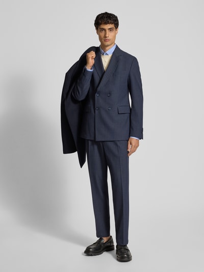 Jake*s Slim fit zakelijk overhemd met knoopsluiting Bleu - 1