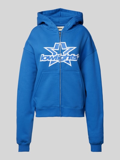 Low Lights Studios Sweatjacke mit Label-Print Modell 'SUPERSTAR' Royal 2