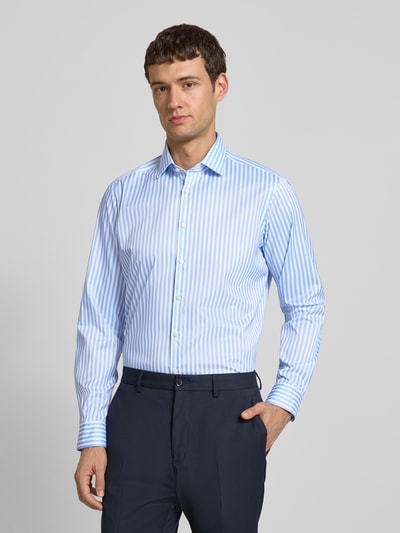 Jake*s Regular Fit Business-Hemd mit Kentkragen Bleu 4