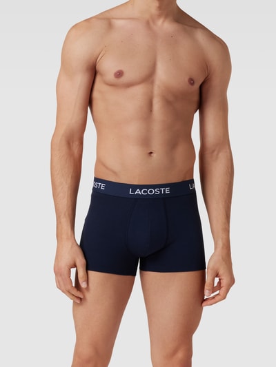 Lacoste Trunks mit Label-Details im 3er-Pack Marine 1