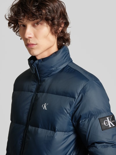 Calvin Klein Jeans Daunenjacke mit Daunen-Feder-Füllung Modell 'ESSENTIALS' Dunkelblau 3