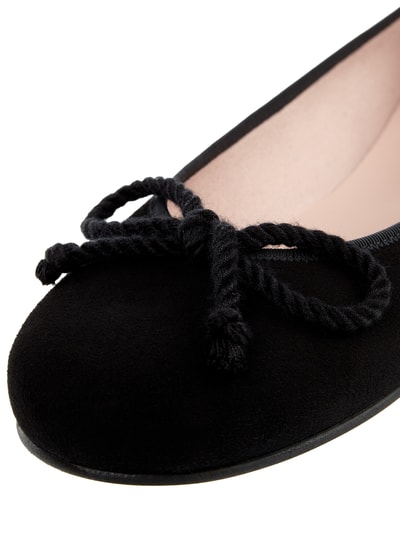 Pretty Ballerinas Ballerinas aus Veloursleder Black 2