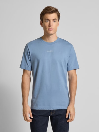 Marc O'Polo Regular Fit T-Shirt aus reiner Baumwolle Sky 4