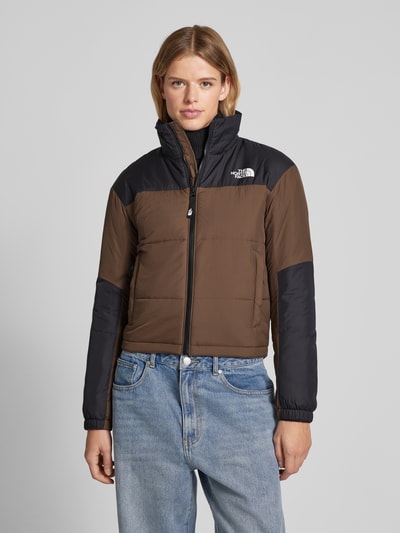 The North Face Gewatteerd jack met labelprint, model 'GOSEI' Chocoladebruin - 4