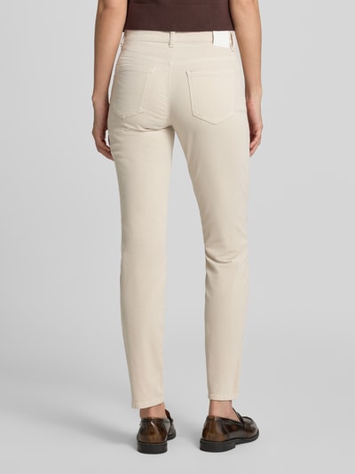 Marc Cain Smalle broek van katoenmix met modal-aandeel model 'SILEA' Offwhite - 5