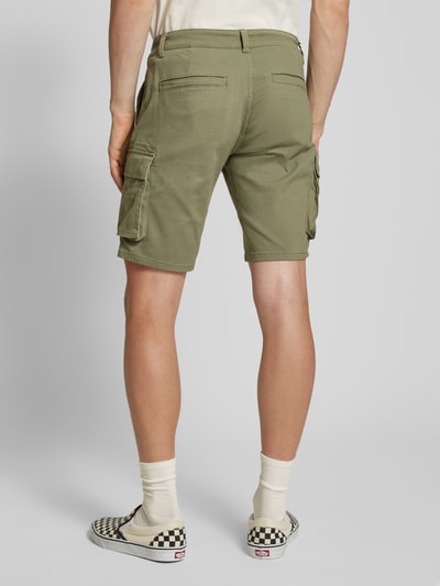 Only & Sons Bermuda met cargozakken, model 'CAM STAGE' Olijfgroen - 5