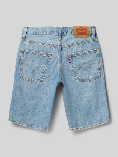 Produktfoto, Loose Fit Jeansshorts aus reiner Baumwolle Modell 'SKATE SHORT' von Levi’s® Kids in Denim-Optik mit Label-Patch, 5-Pocket-Design, Kontrastnähte