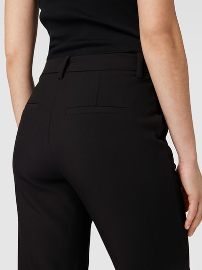 YAS Regular fit stoffen broek in effen design, model 'BELLA' Zwart - 3