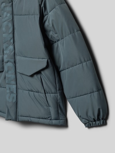 Jack & Jones Gewatteerd jack met capuchon Rookblauw - 2