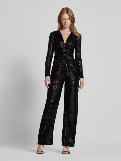 SISTAGLAM Jumpsuit mit Paillettenbesatz Black 4