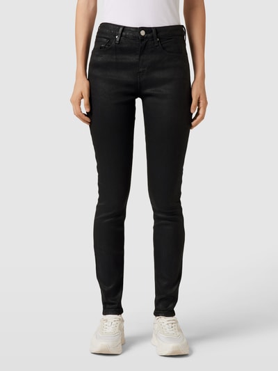 Tommy Hilfiger Skinny Fit Jeans mit Stretch-Anteil Modell 'FLEX COMO' Black 4