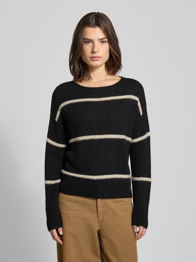 Brax Strickpullover mit Label-Detail Modell 'LISA' Black 4