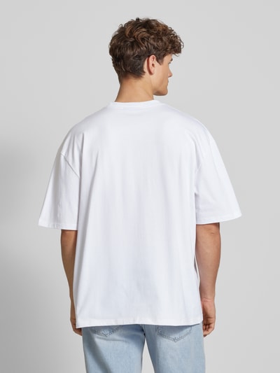 Pegador Oversized T-Shirt mit Label-Stitching Weiss 5